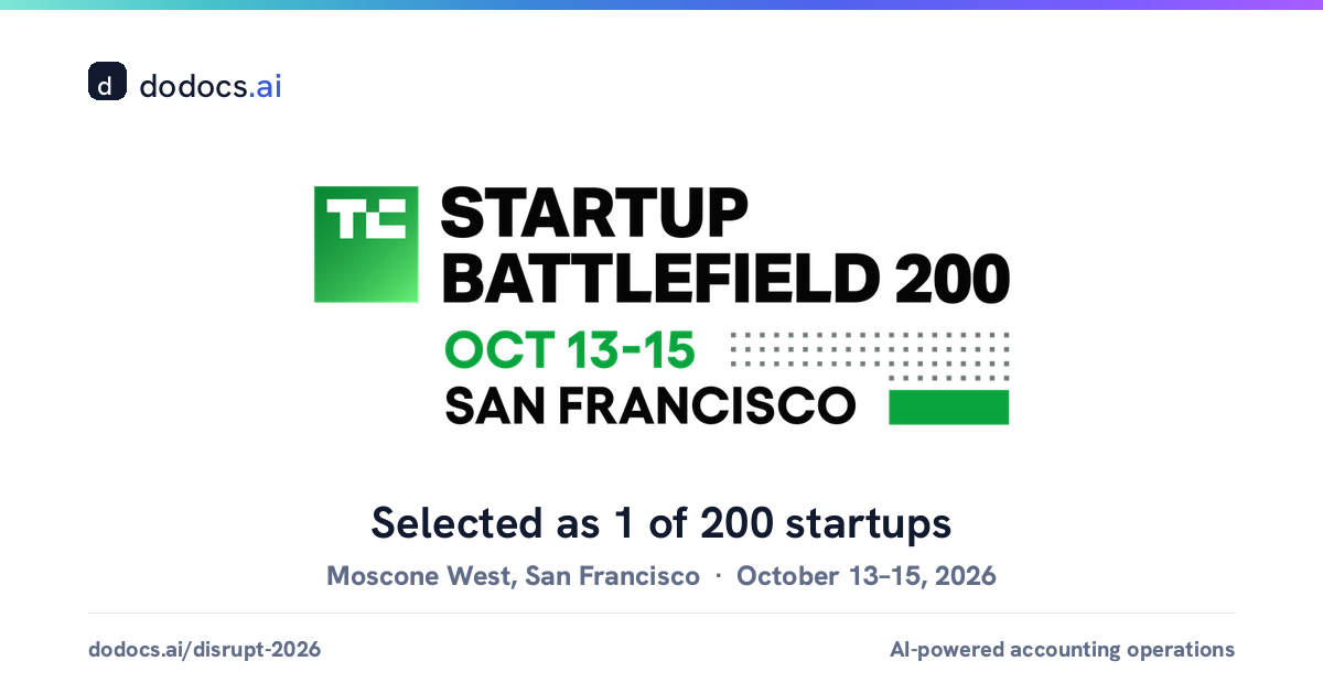 dodocs.ai — TechCrunch Disrupt 2026 Startup Battlefield 200