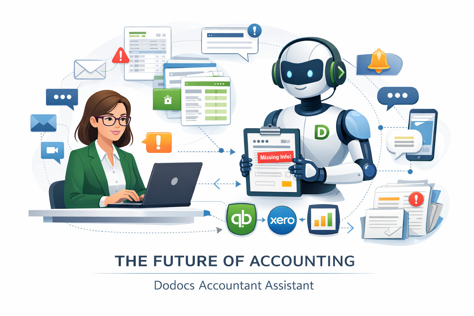 AI accountant assistant helping with document processing