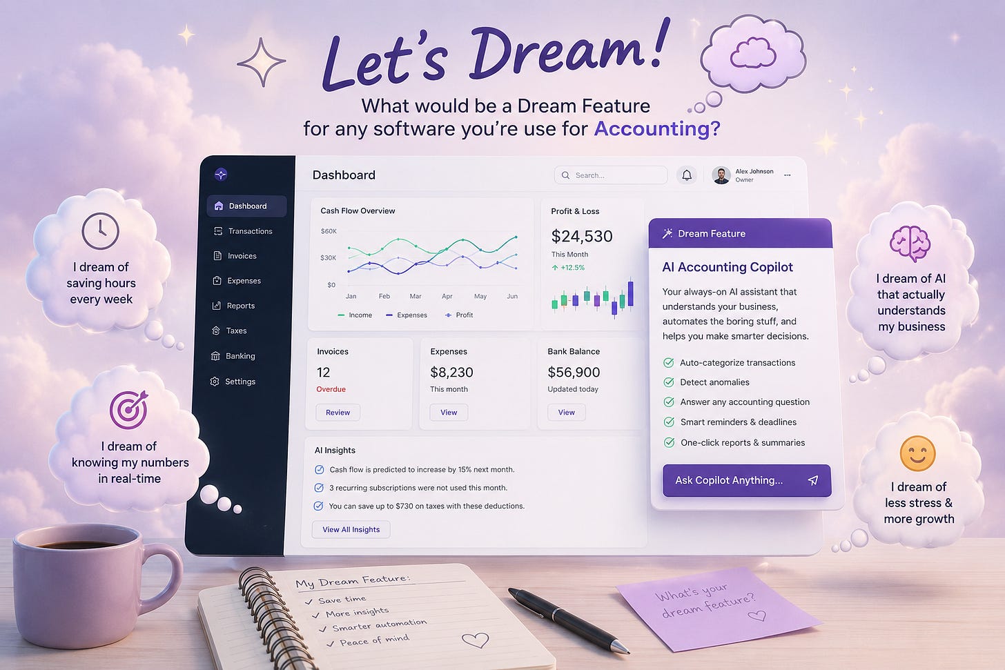 Lets Dream! A Dream Feature for Accounting Software