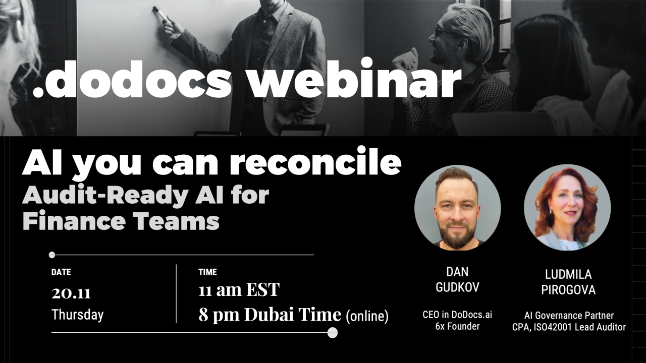 AI you can reconcile Webinar
